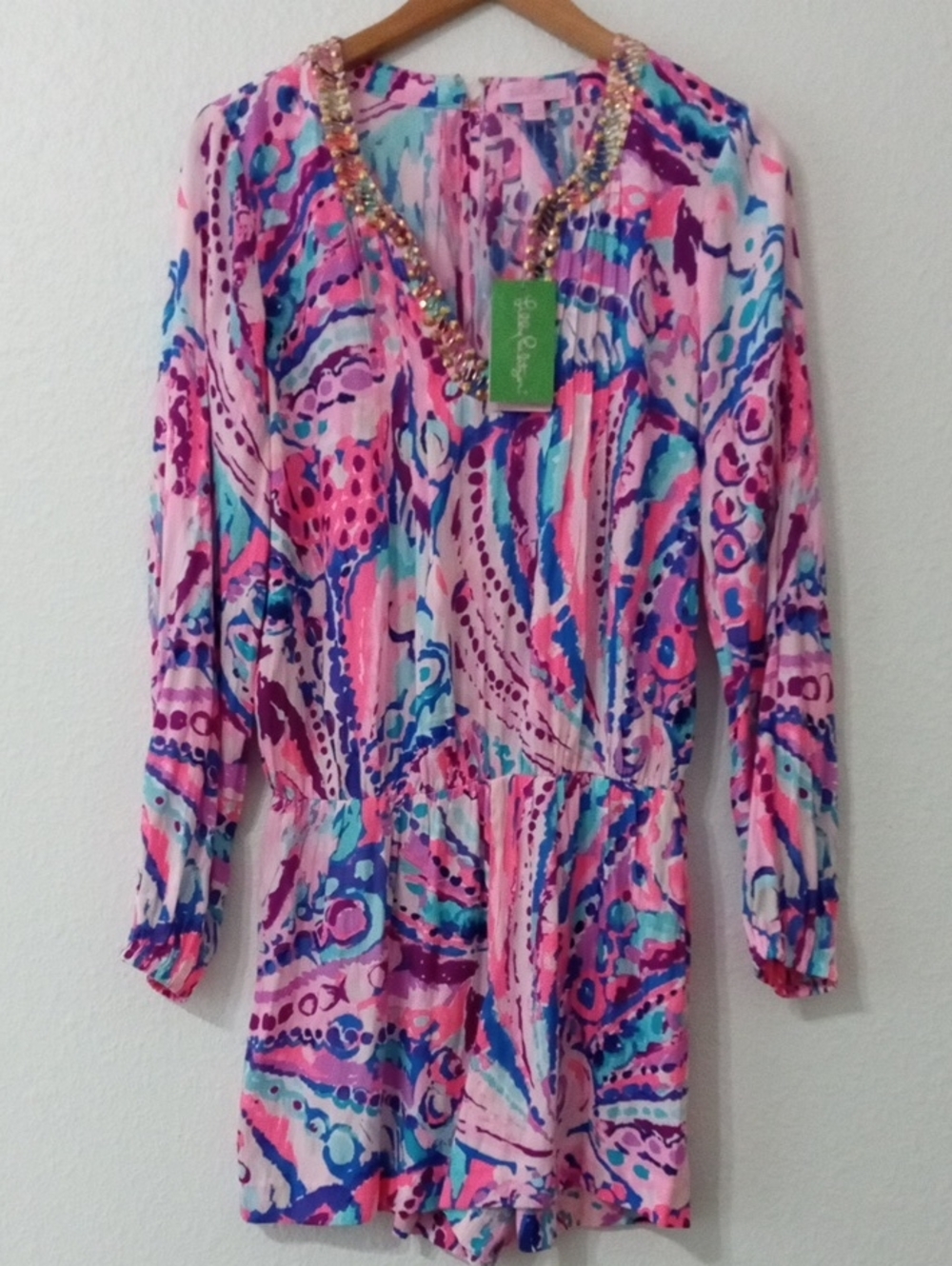 Lilly Pulitzer Romper Tags